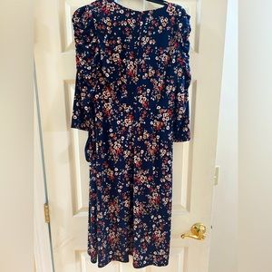 Jessica Howard Printed Flower Wrap Dress